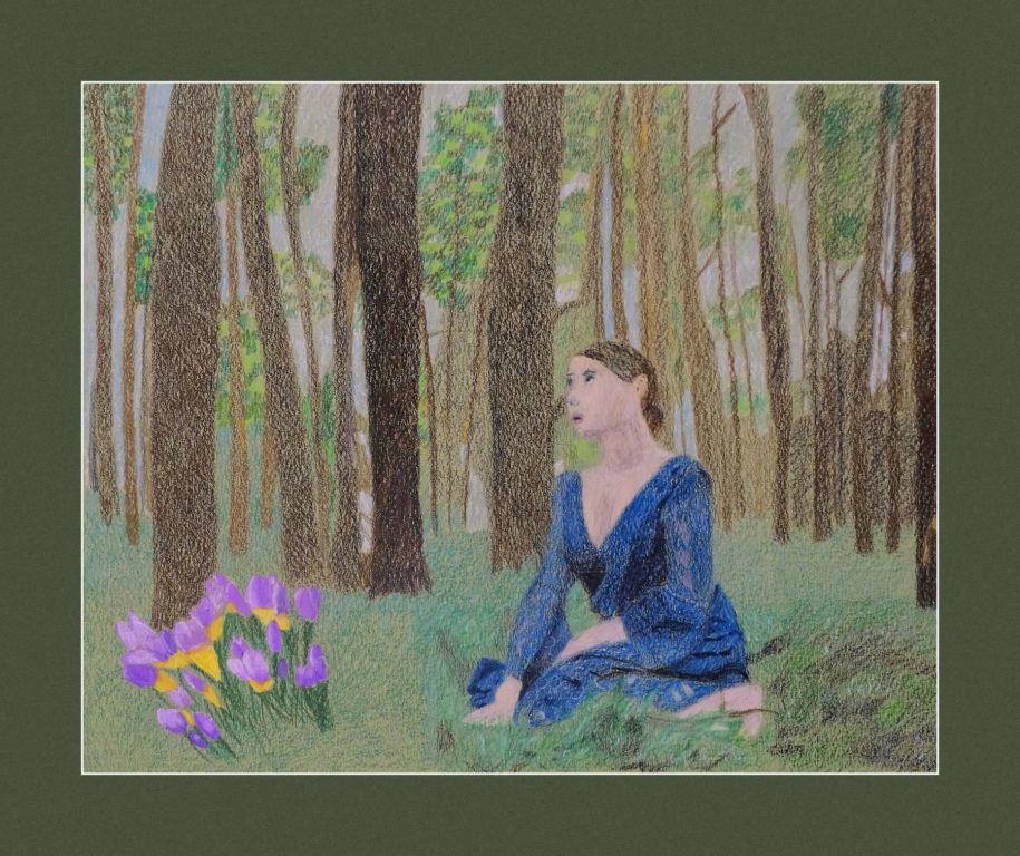 Figure, Forest, Face, Flowers